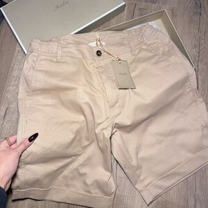 Aurélien Men’s Seaside Shorts – Dark Beige, Size M (New in Box)